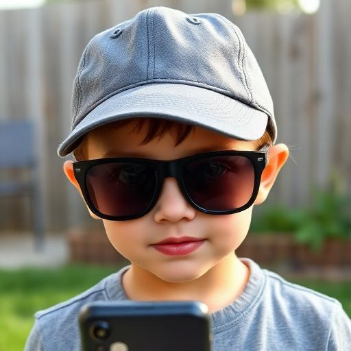 Bad example: Sunglasses / hat hiding the face